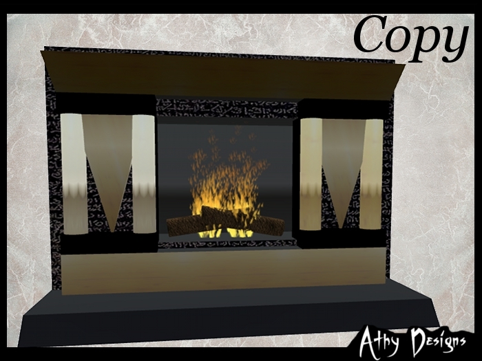 Second Life Marketplace Egyptian Rosetta Fireplace